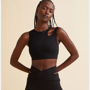 H&M Move Cutout Bralette - Cream